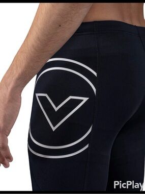 NWT VIRUS RX7 Stay Cool Black Athletic Compression V2Tech Pants Men’s Size L